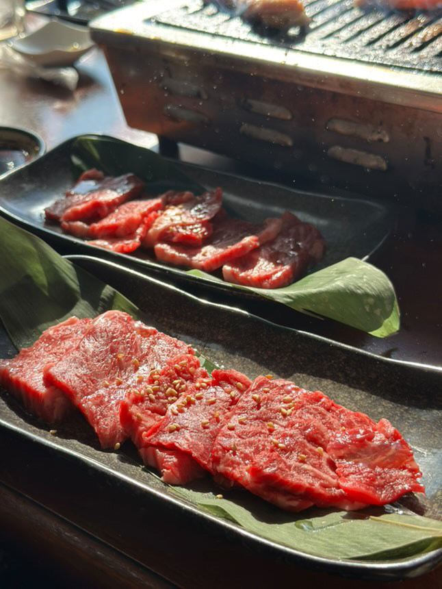焼肉永楽の肉皿